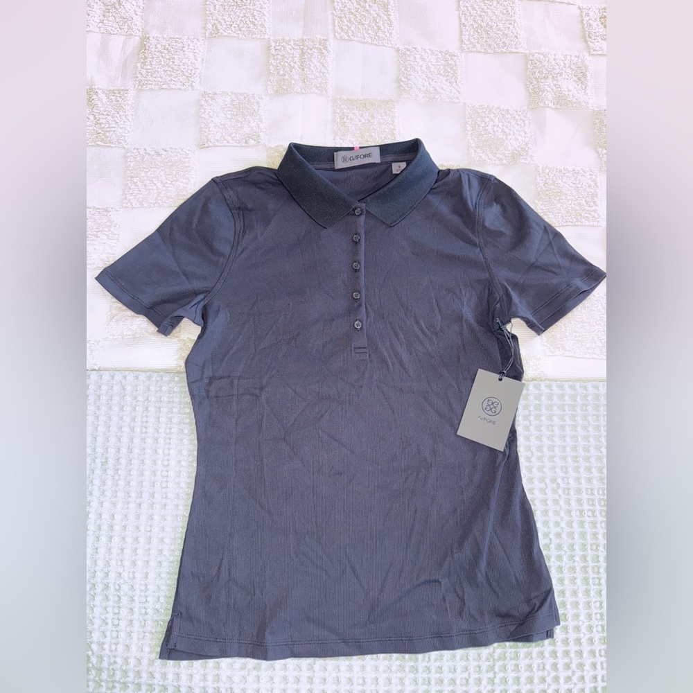 NWT G/Fore Women’s Ribbed Tech Polo
Size Small
